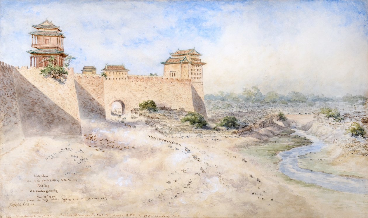 Hata Men. Eines der Südtoren der Tartarstadt, Peking 1879 von Constance Frederica Gordon Cumming