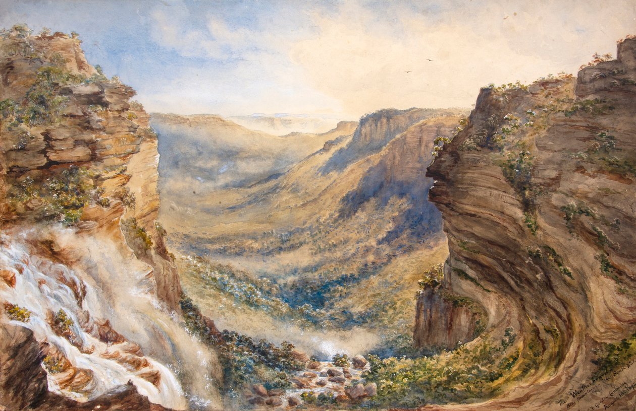 Das Wetterbrett, Blue Mountains, New South Wales von Constance Frederica Gordon Cumming