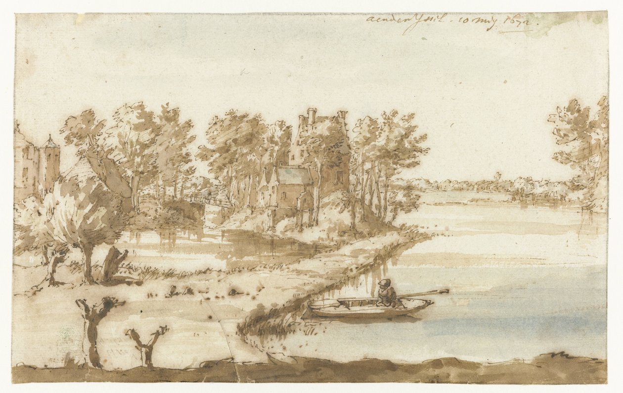 Oude Poll bei Wilp an der IJssel (Aen den Yssel) von Constantijn Huygens (II)