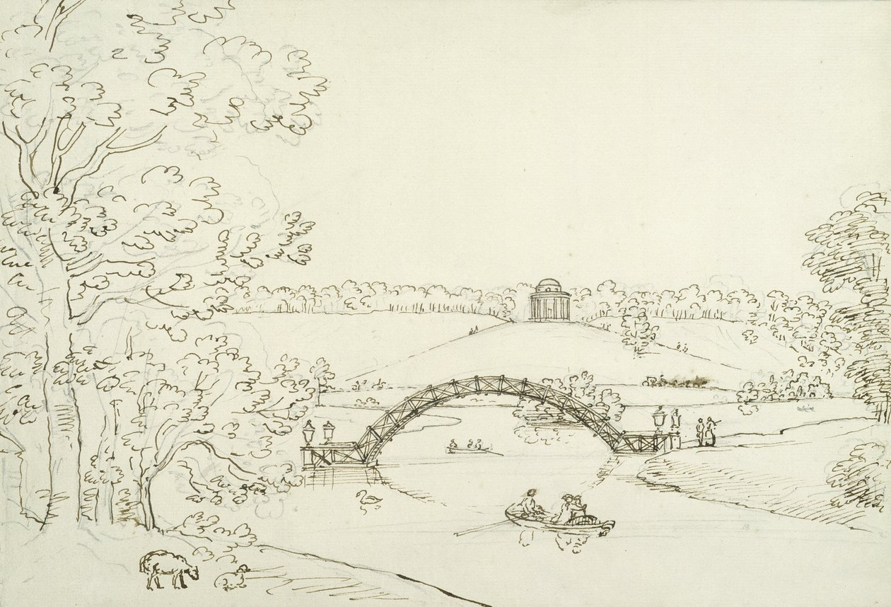 Stourhead, ca. 1780er Jahre von Copplestone Warre Bamfylde