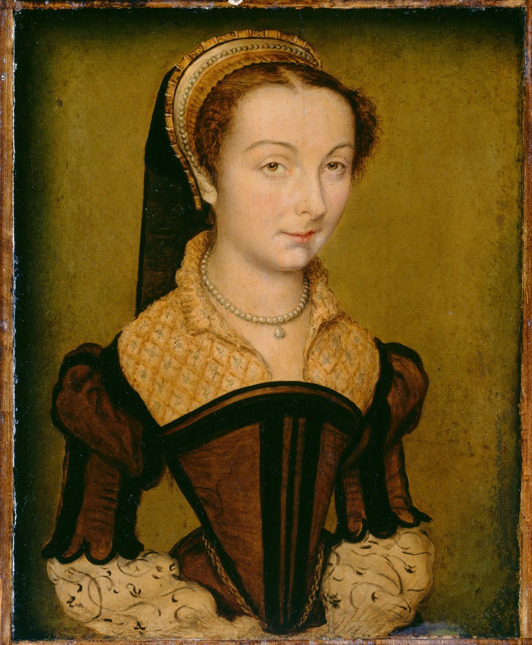 Porträt von Louise de Halluin, Dame de Cipierre von Corneille de Lyon