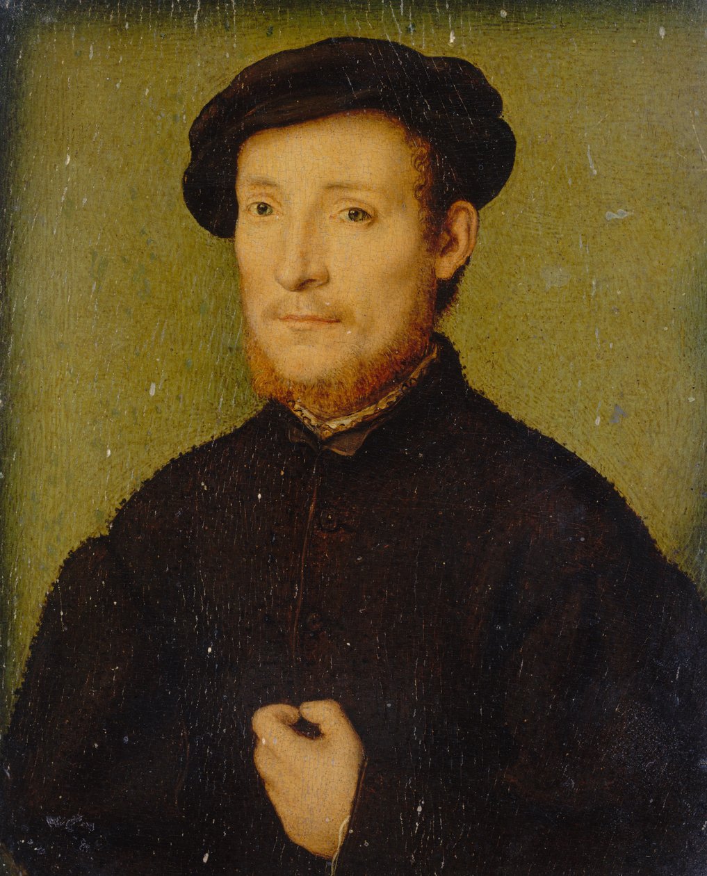 Porträt eines Mannes mit der Hand auf der Brust von Corneille de Lyon