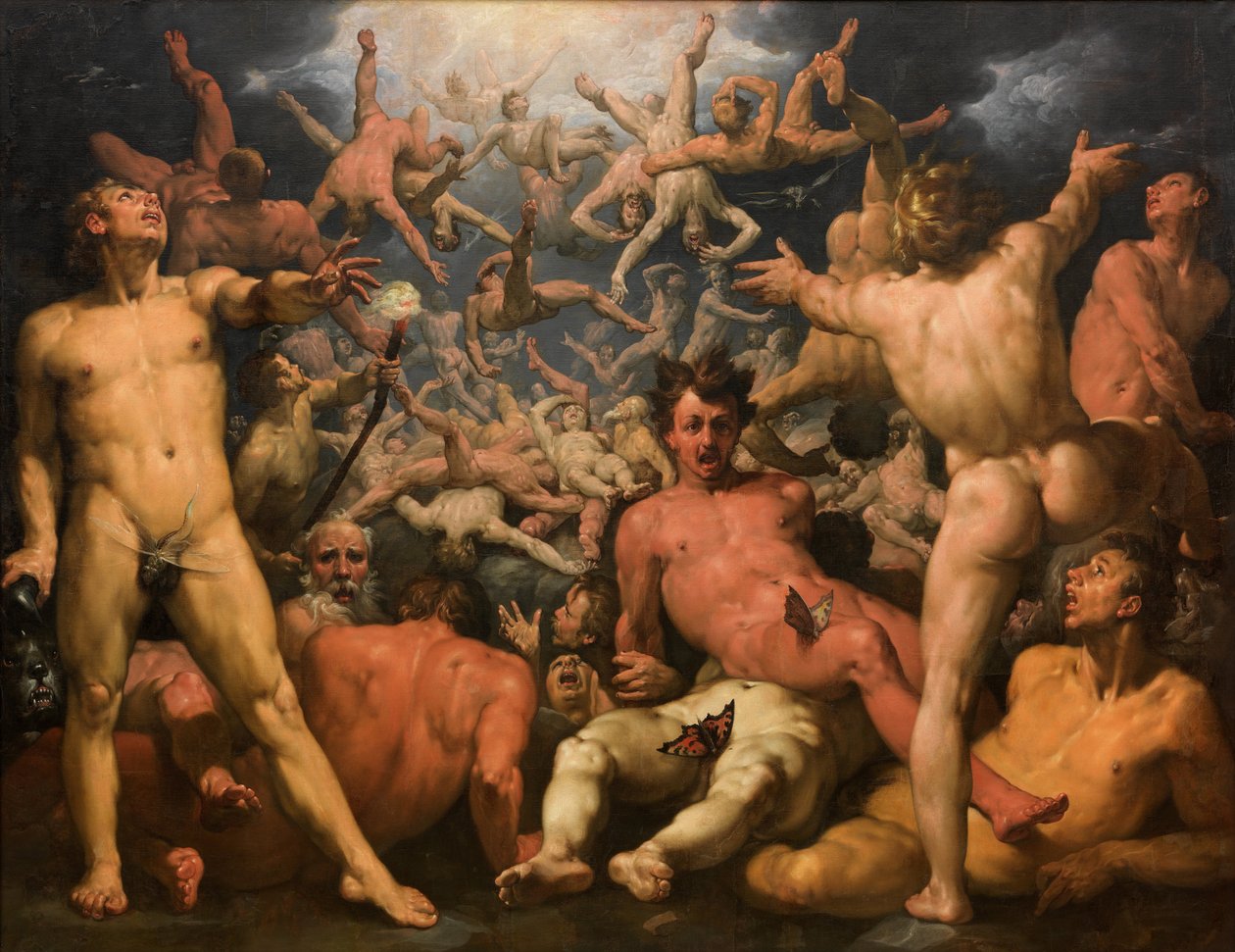 Der Sturz der Titanen von Cornelis Cornelisz van Haarlem