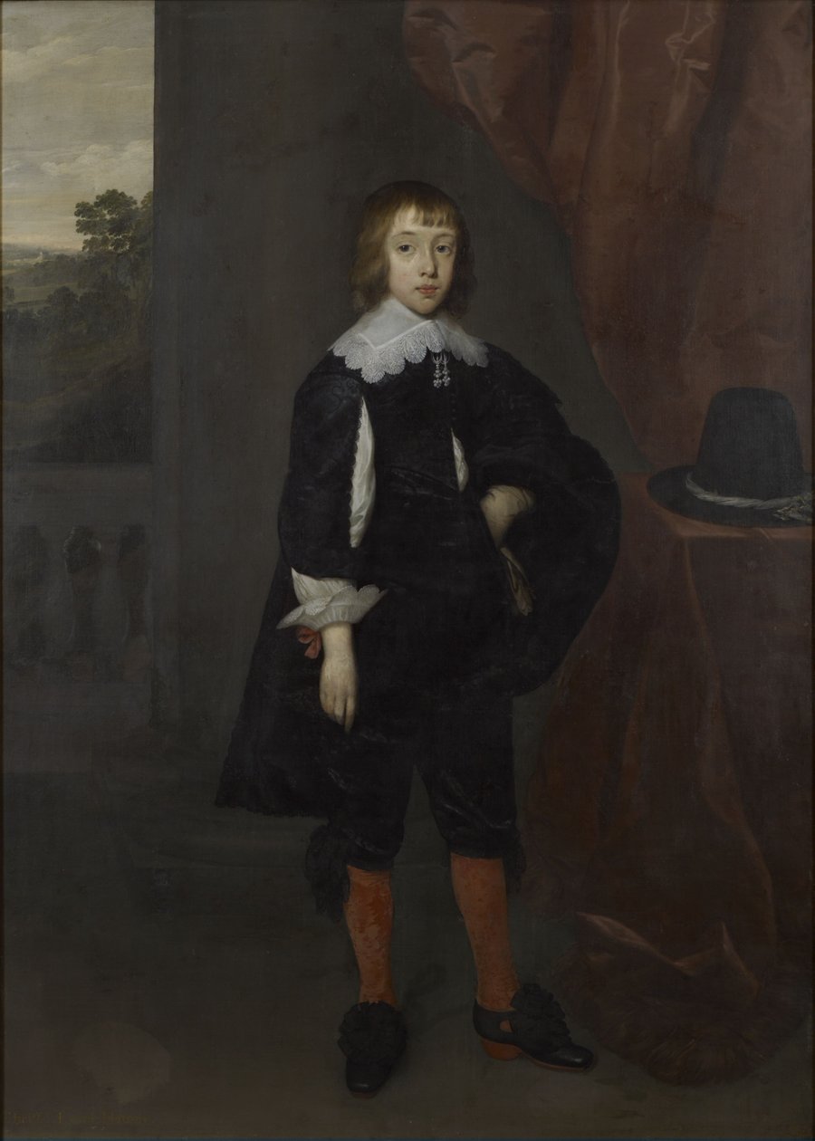 Porträt von Christopher Hatton von Cornelis Janssens van Ceulen