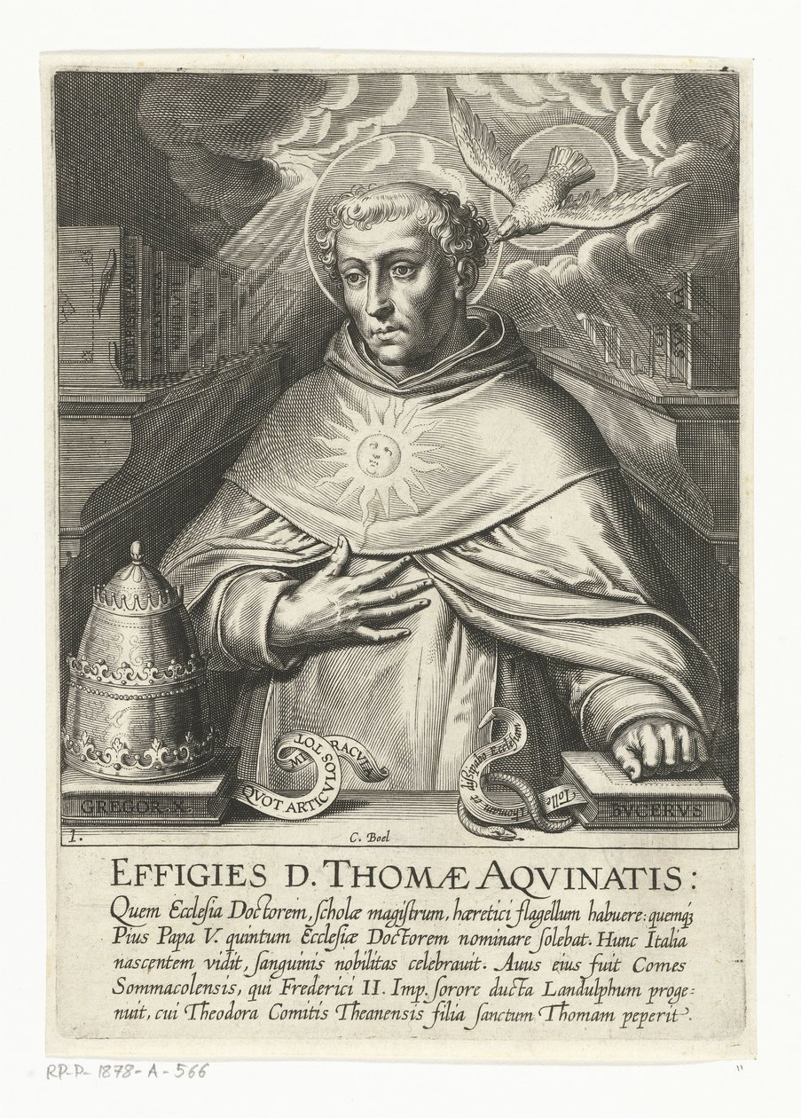 Heiliger Thomas von Aquin von Cornelis Boel