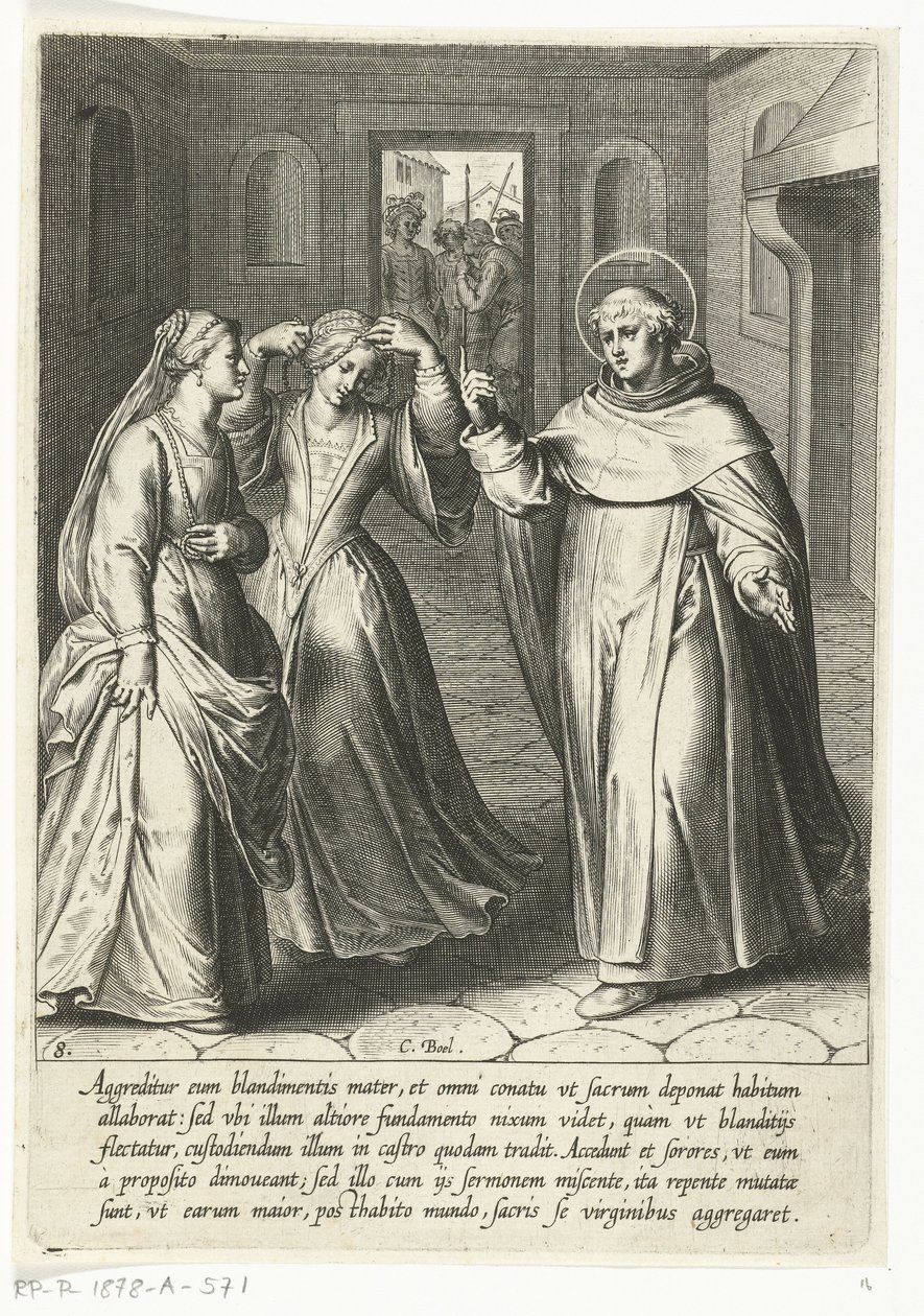 Thomas bekehrt seine Schwester von Cornelis Boel
