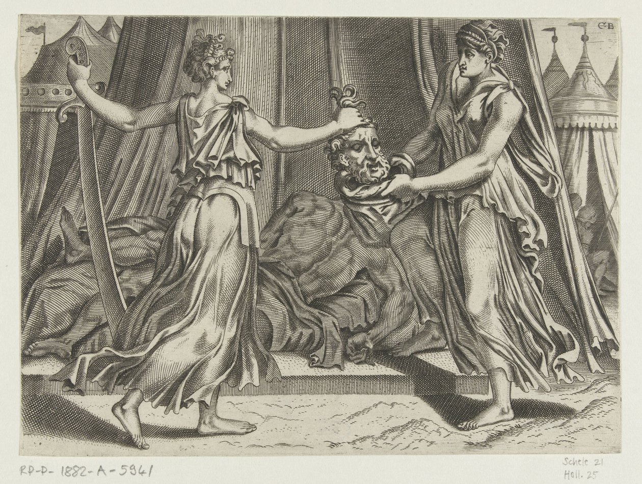 Judith mit dem Kopf von Holofernes von Cornelis Bos