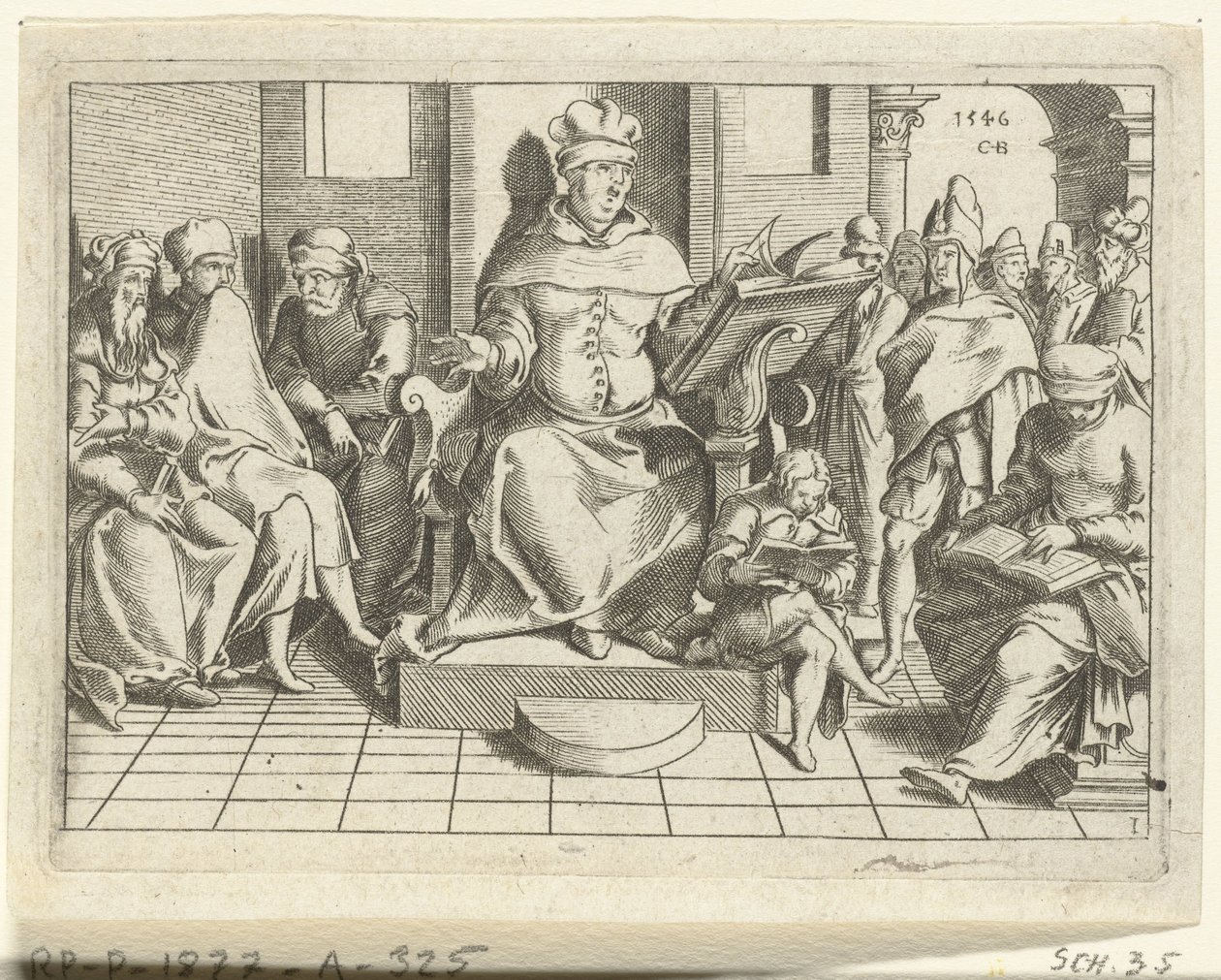 Paulus als Schüler von Cornelis Bos