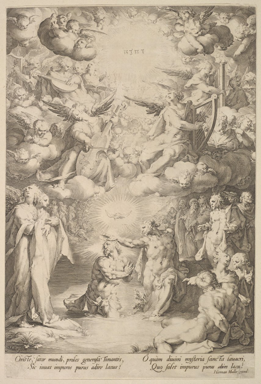 Taufe Christi von Cornelis Cornelisz van Haarlem