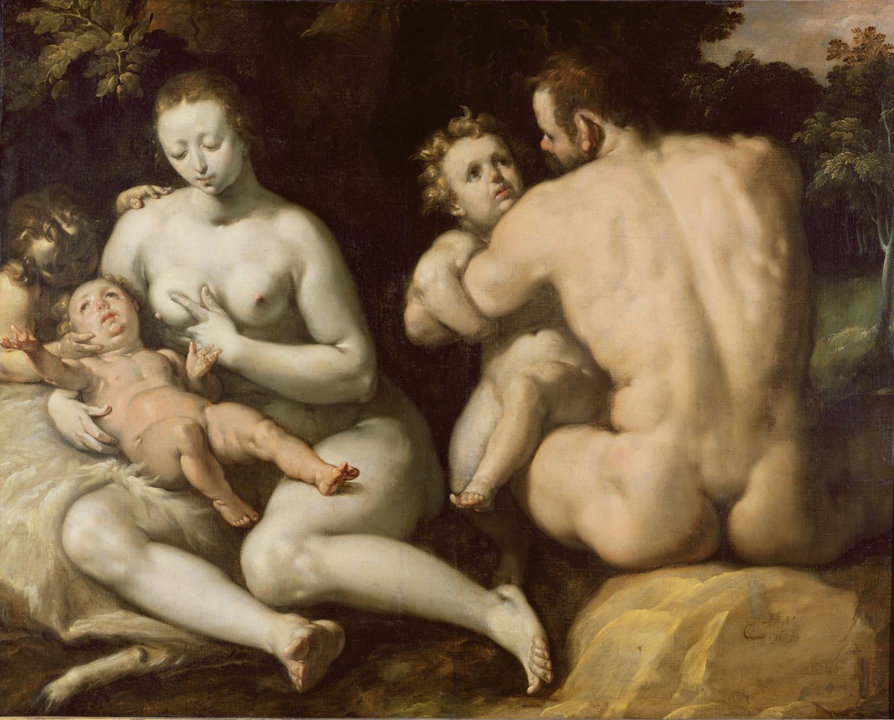 Noahs Familie von Cornelis Cornelisz van Haarlem