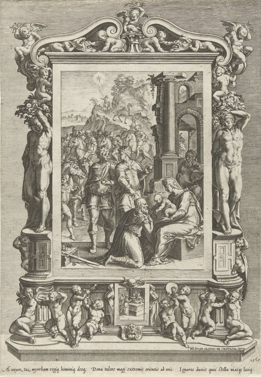 Anbetung der Könige von Cornelis Cort