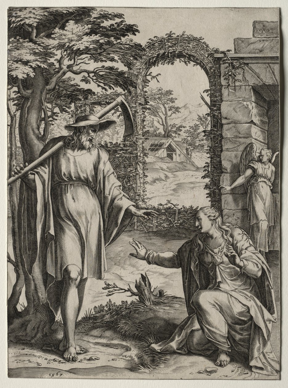 Christus erscheint Maria Magdalena, 1567 von Cornelis Cort