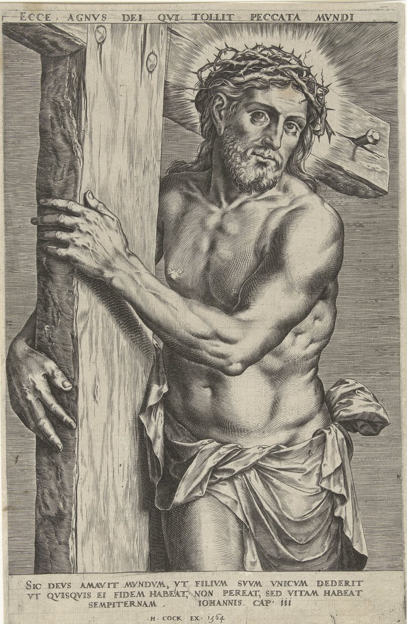 Christus als Mann der Schmerzen von Cornelis Cort