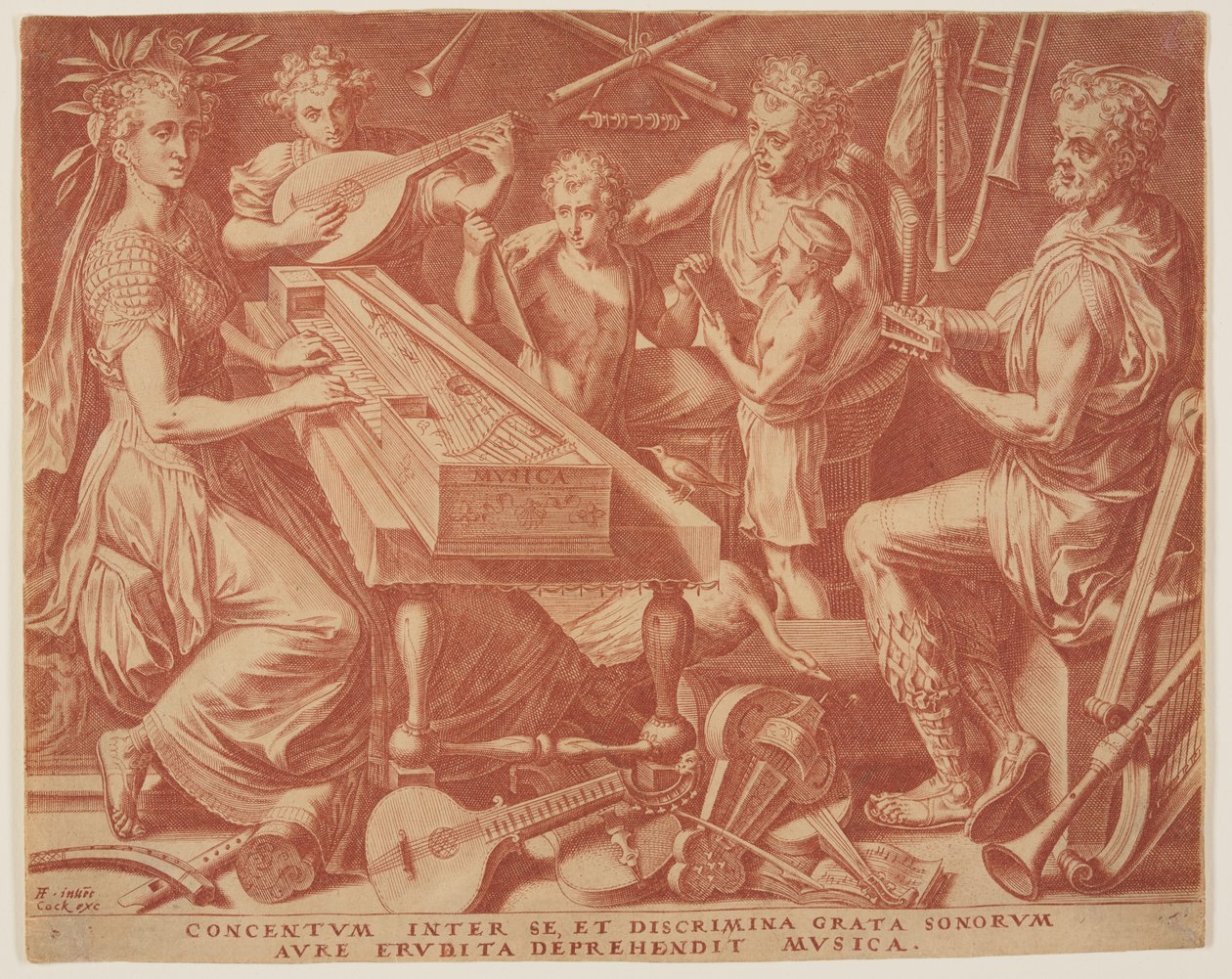 Musik aus den Sieben Freien Künsten von Cornelis Cort