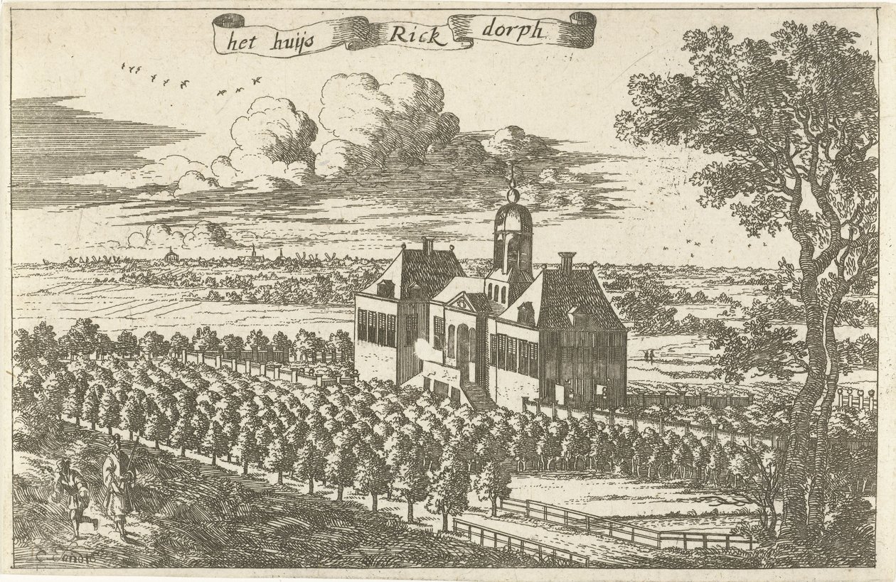 Landhaus in Rijksdorp von Cornelis Elandts