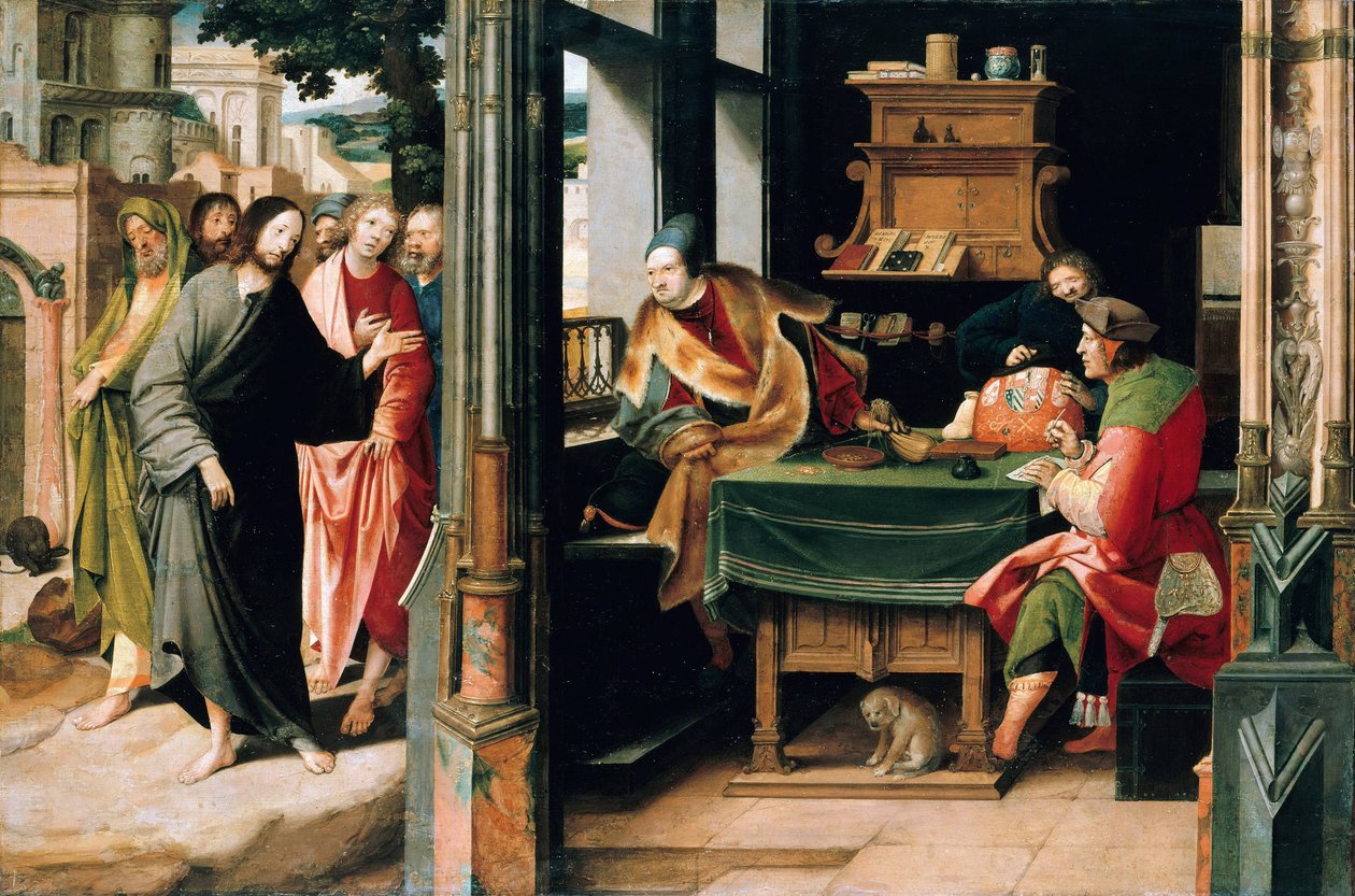 Die Berufung des Heiligen Matthäus von Cornelis Engebrechtsz