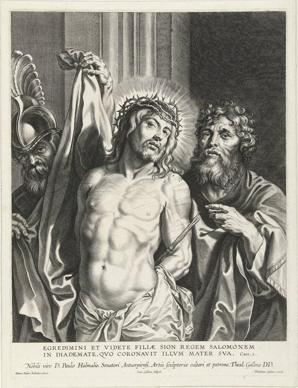 Christus dem Volk gezeigt (Ecce Homo) von Cornelis Galle (I)