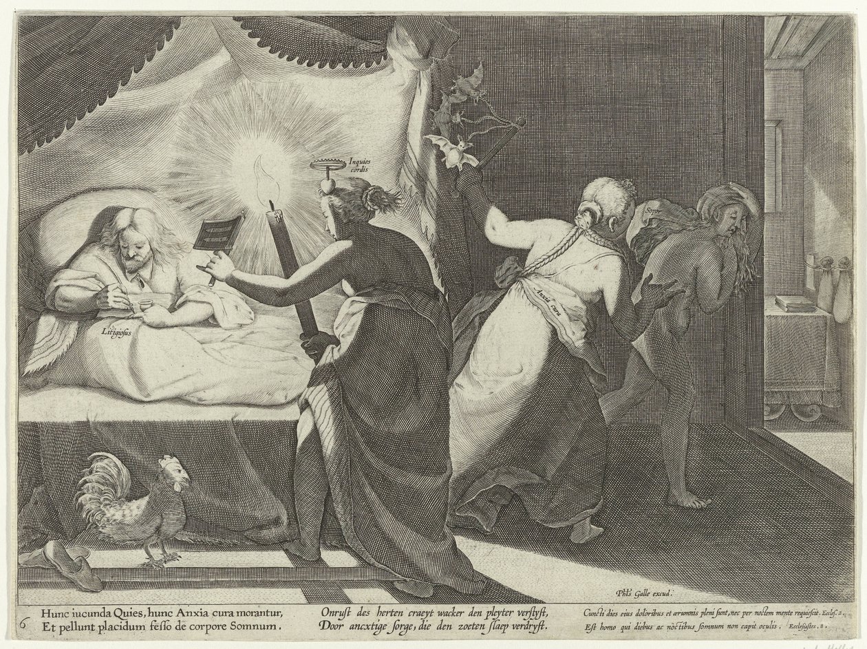 Schlaflose Nächte für den Kläger von Cornelis Galle (I)