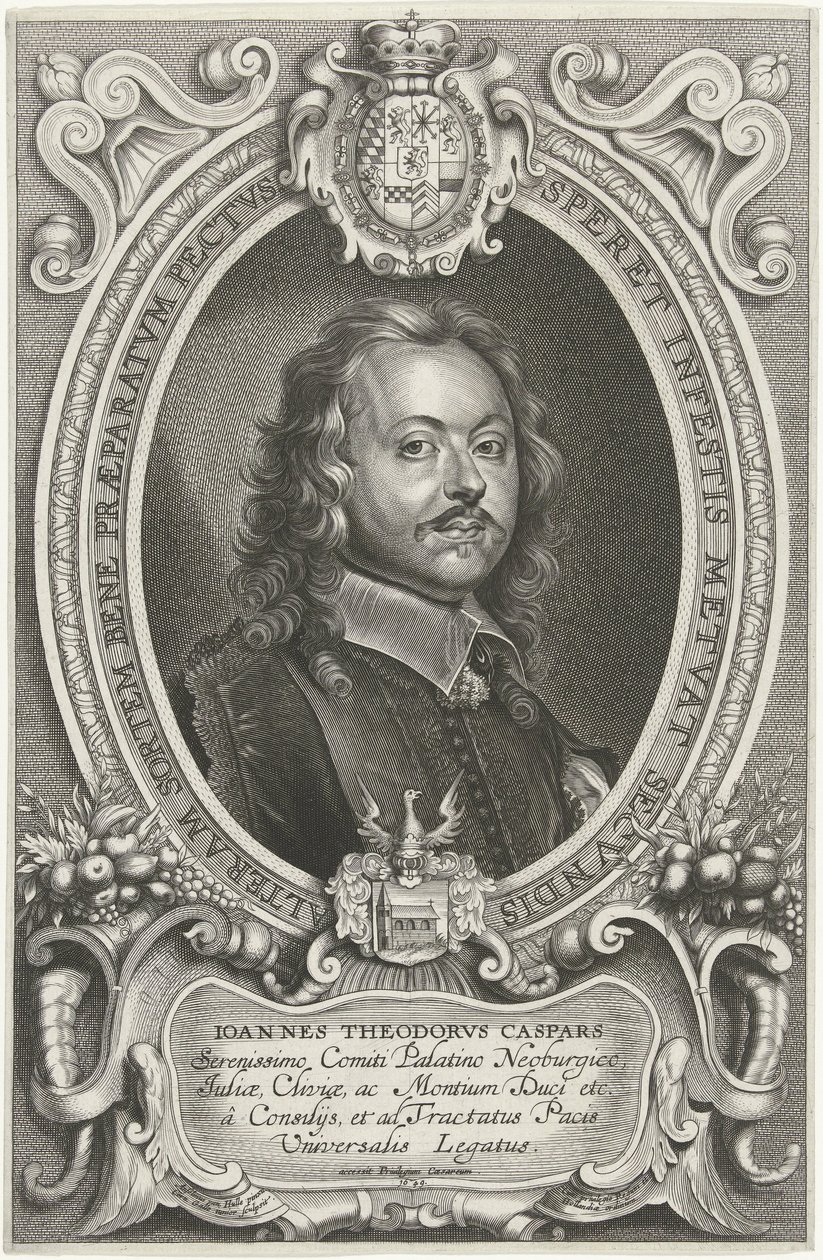Porträt von Johann Theodor Caspars von Cornelis Galle (II)