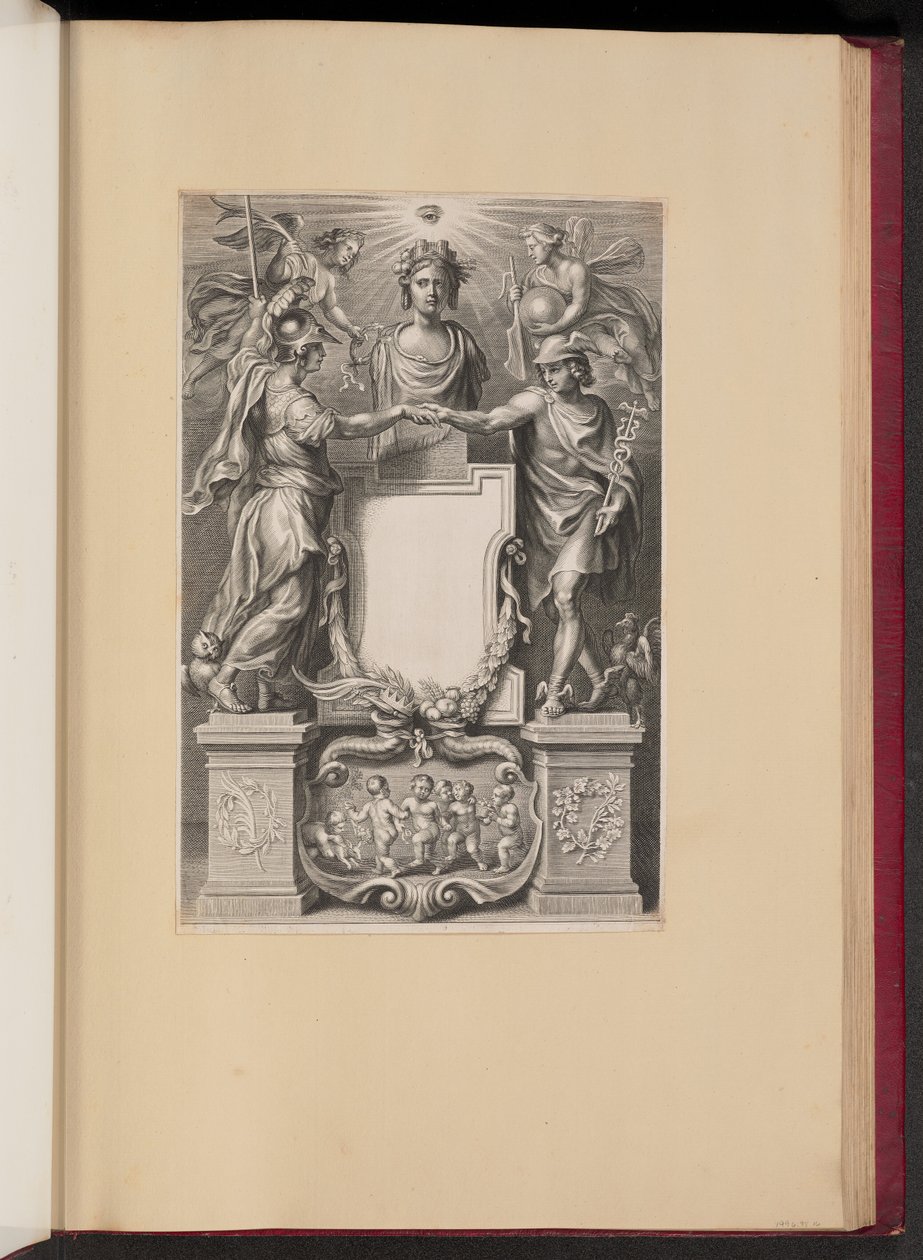 Titelseite für Frederik de Marselaer, Legatvs von Cornelis Galle II after Sir Peter Paul Rubens