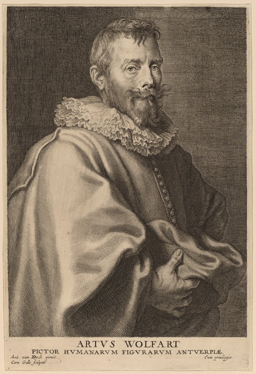 Artus Wolfart von Cornelis Galle I after Sir Anthony van Dyck