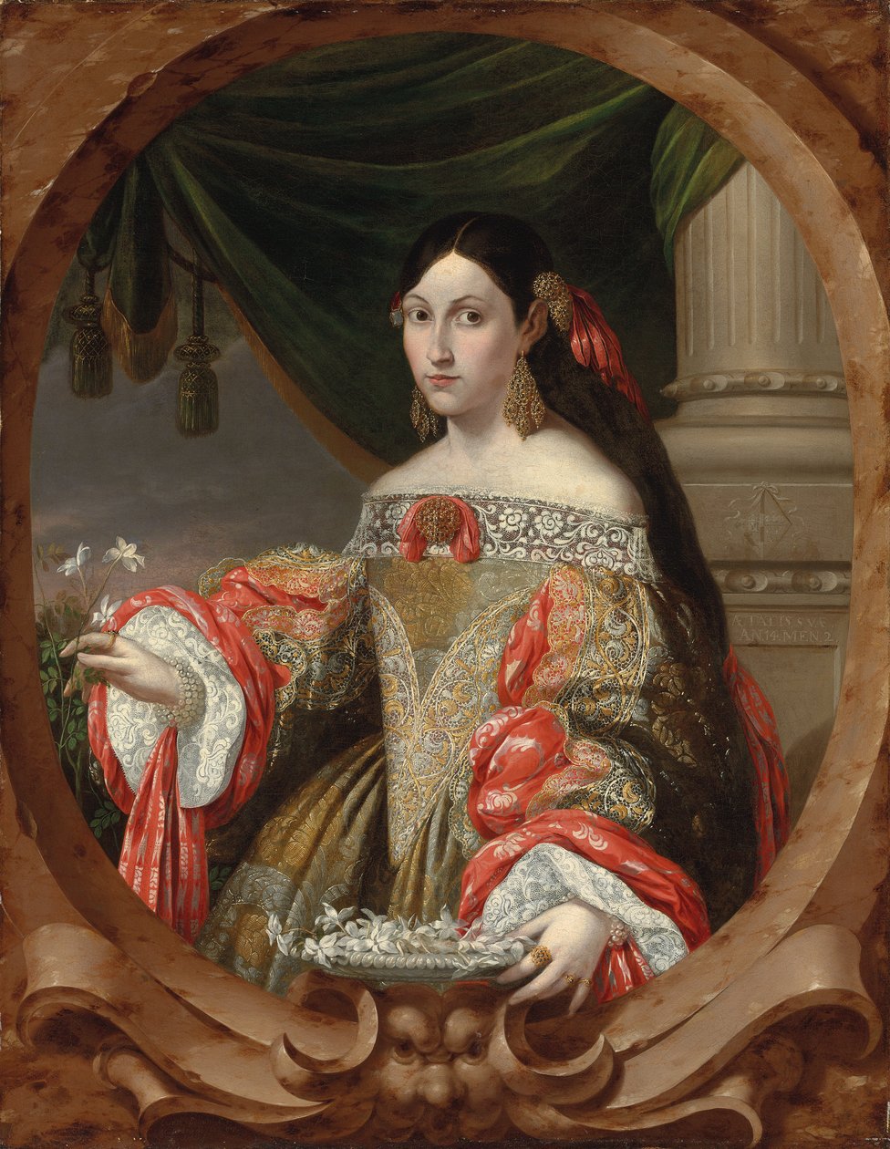 Porträt einer Dame, 1682 von Cornelis III Schut