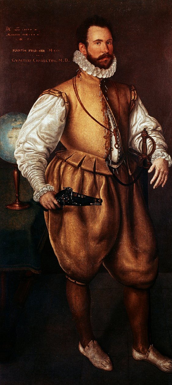 Porträt von Martin Frobisher, ca. 1577 von Cornelis Ketel
