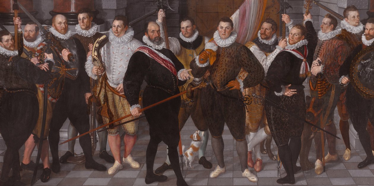 Die Gesellschaft von Hauptmann Dirck Jacobsz Rosecrans und Leutnant Pauw von Cornelis Ketel