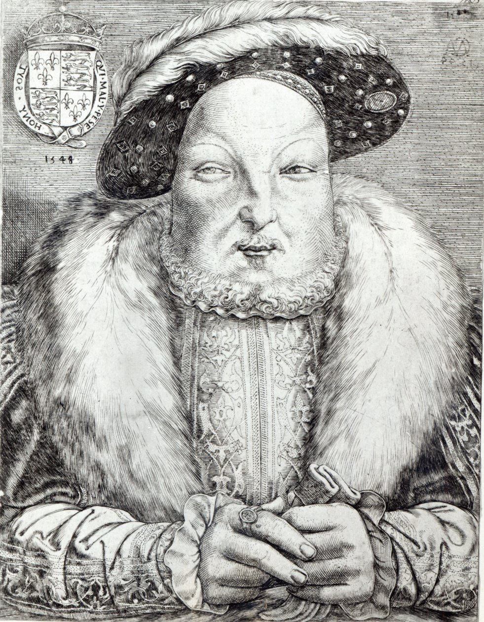 Porträt von Heinrich VIII., 1548 von Cornelis Massys