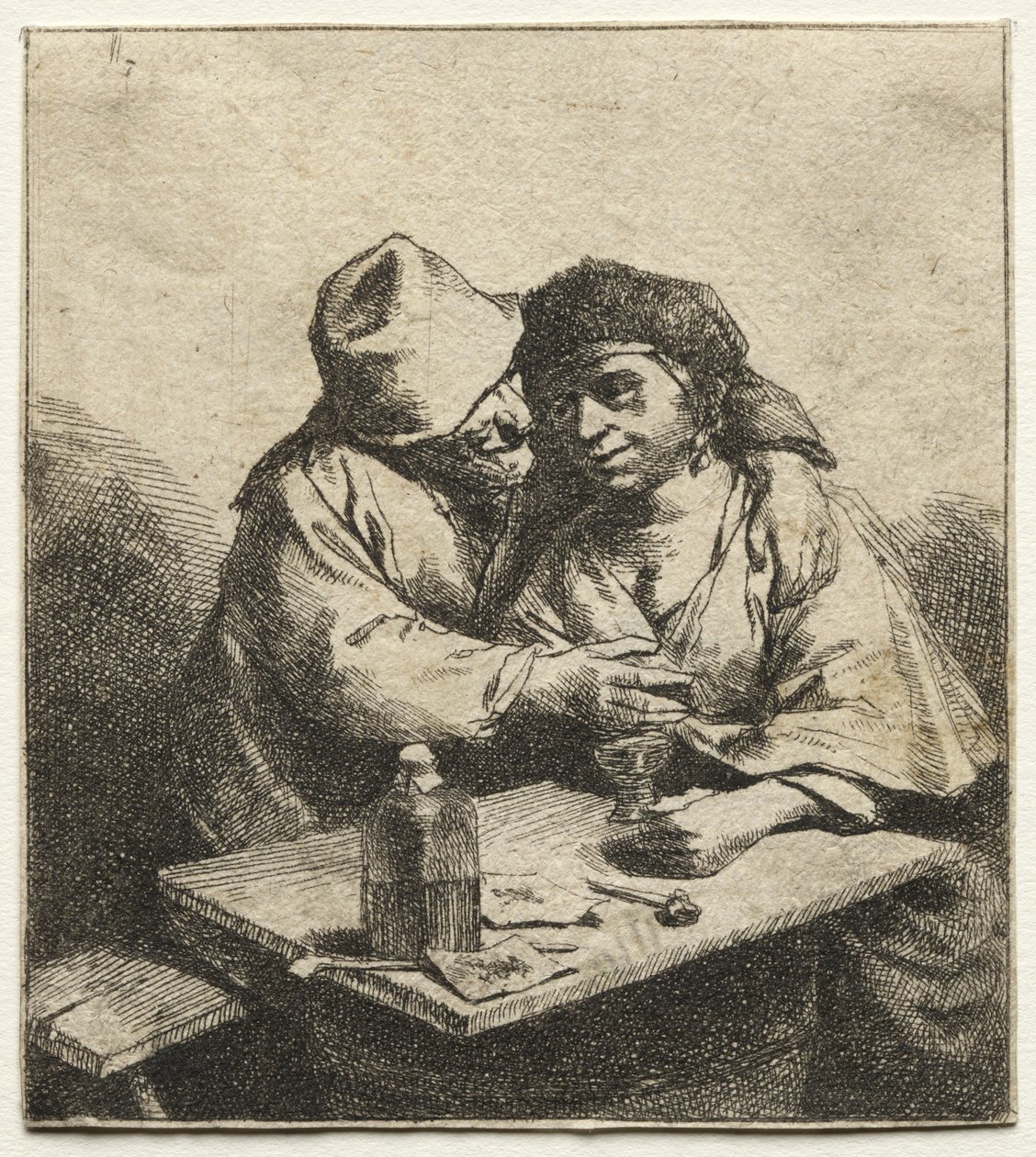 Das verliebte Paar, Mitte 1600er von Cornelis Pietersz Bega
