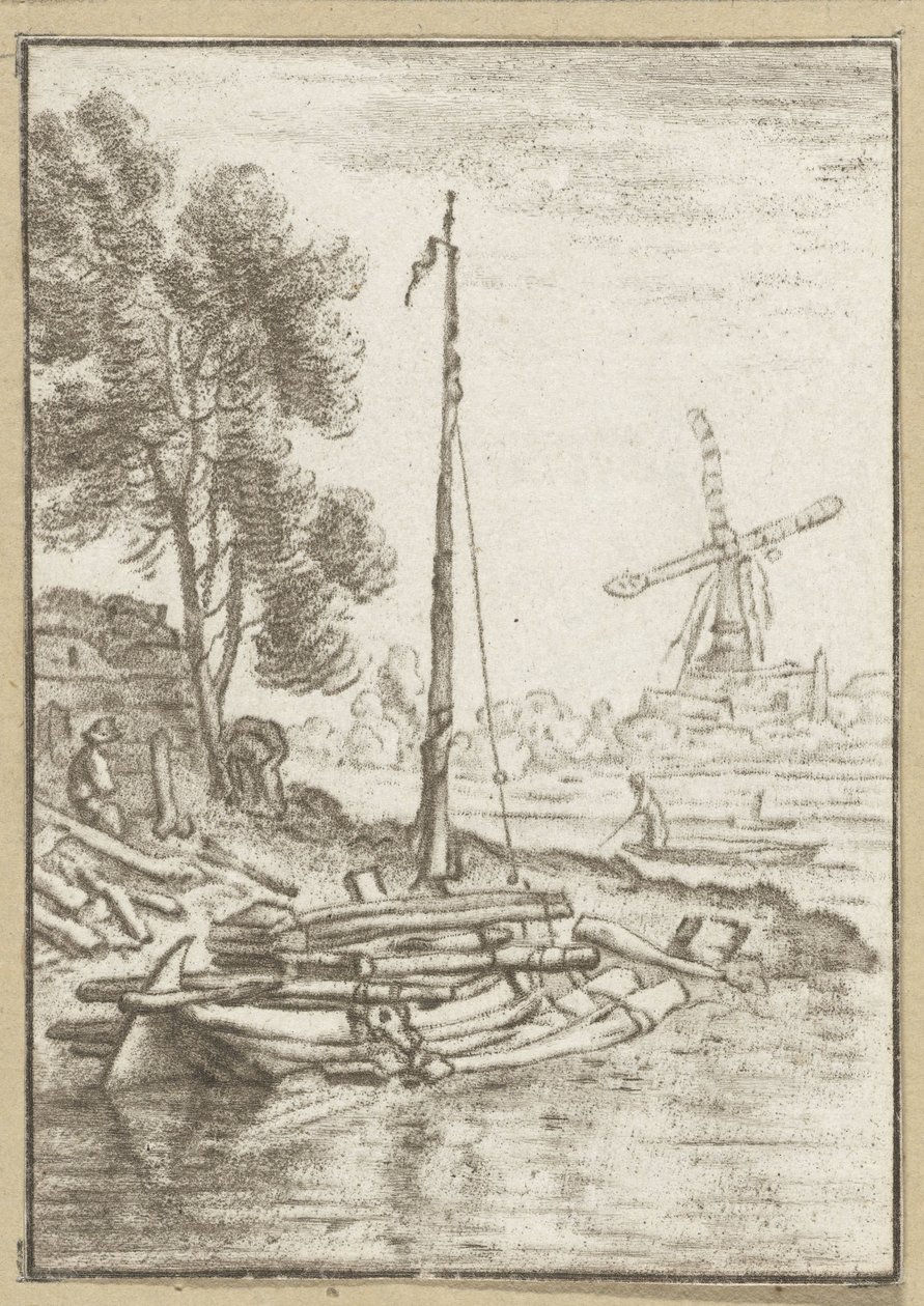 Gewundener Fluss von Cornelis Ploos van Amstel