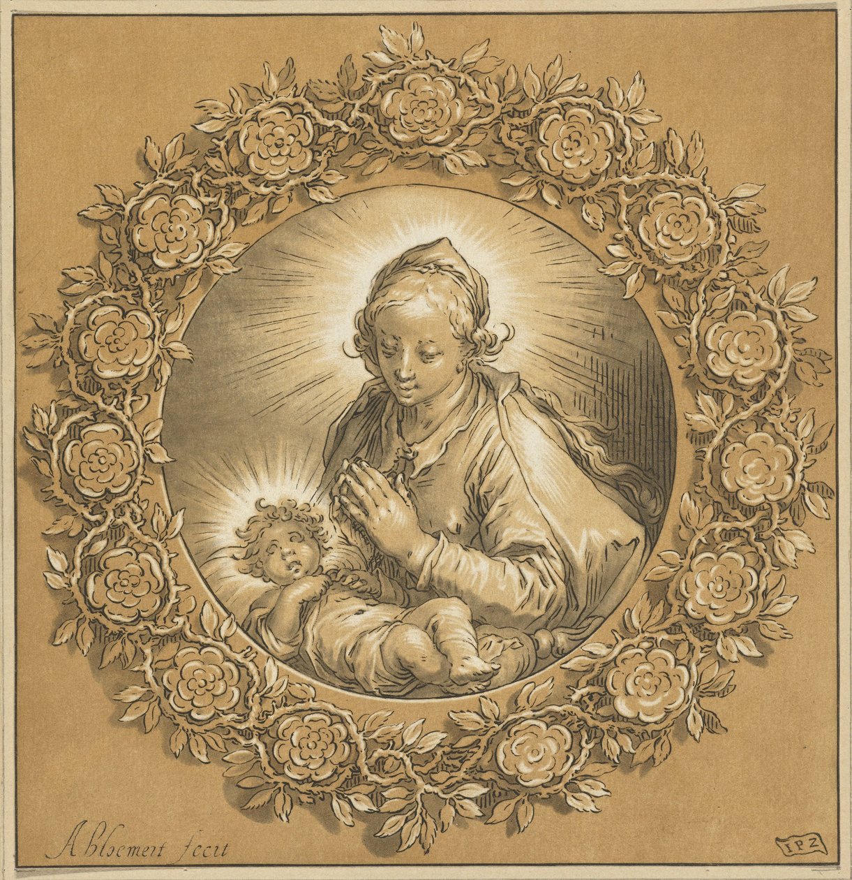 Maria mit Christuskind von Cornelis Ploos van Amstel