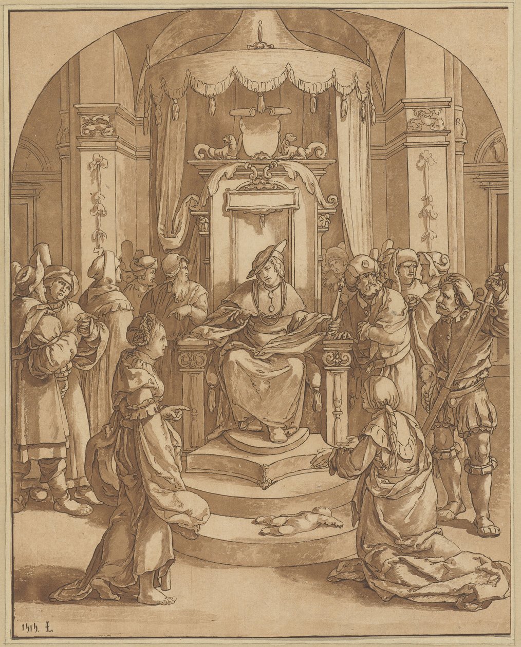 Das Urteil Salomos von Cornelis Ploos van Amstel
