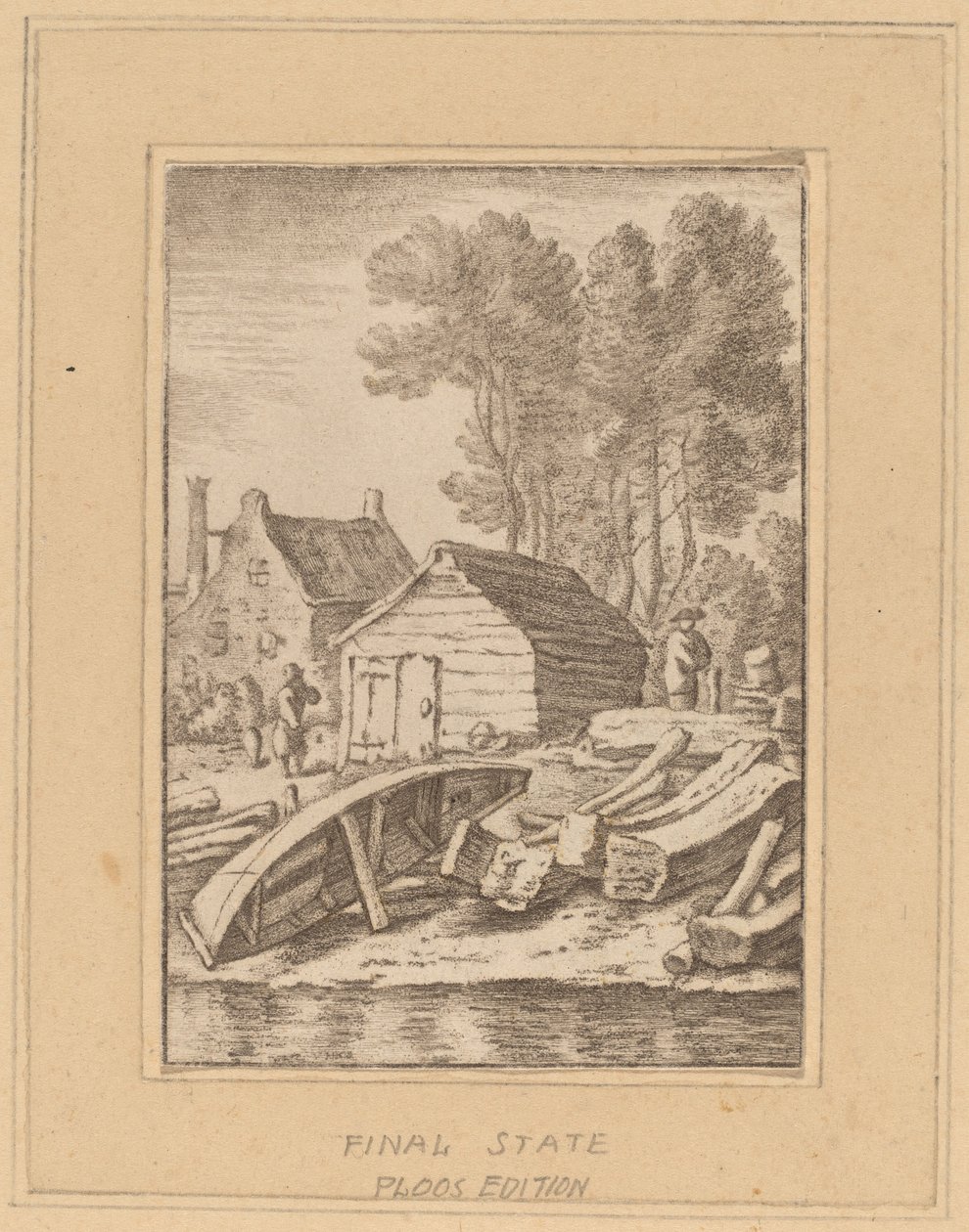 Werft von Cornelis Ploos van Amstel after Herman Saftleven