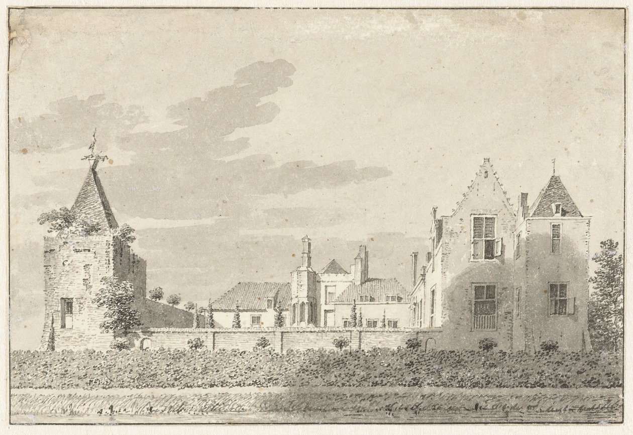 Das Schloss in Purmerend von Cornelis Pronk