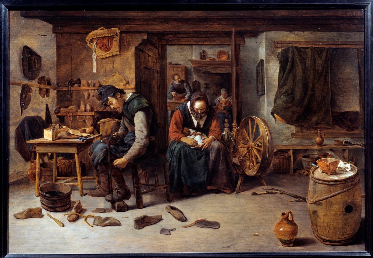 Schusterwerkstatt von Cornelis Schack