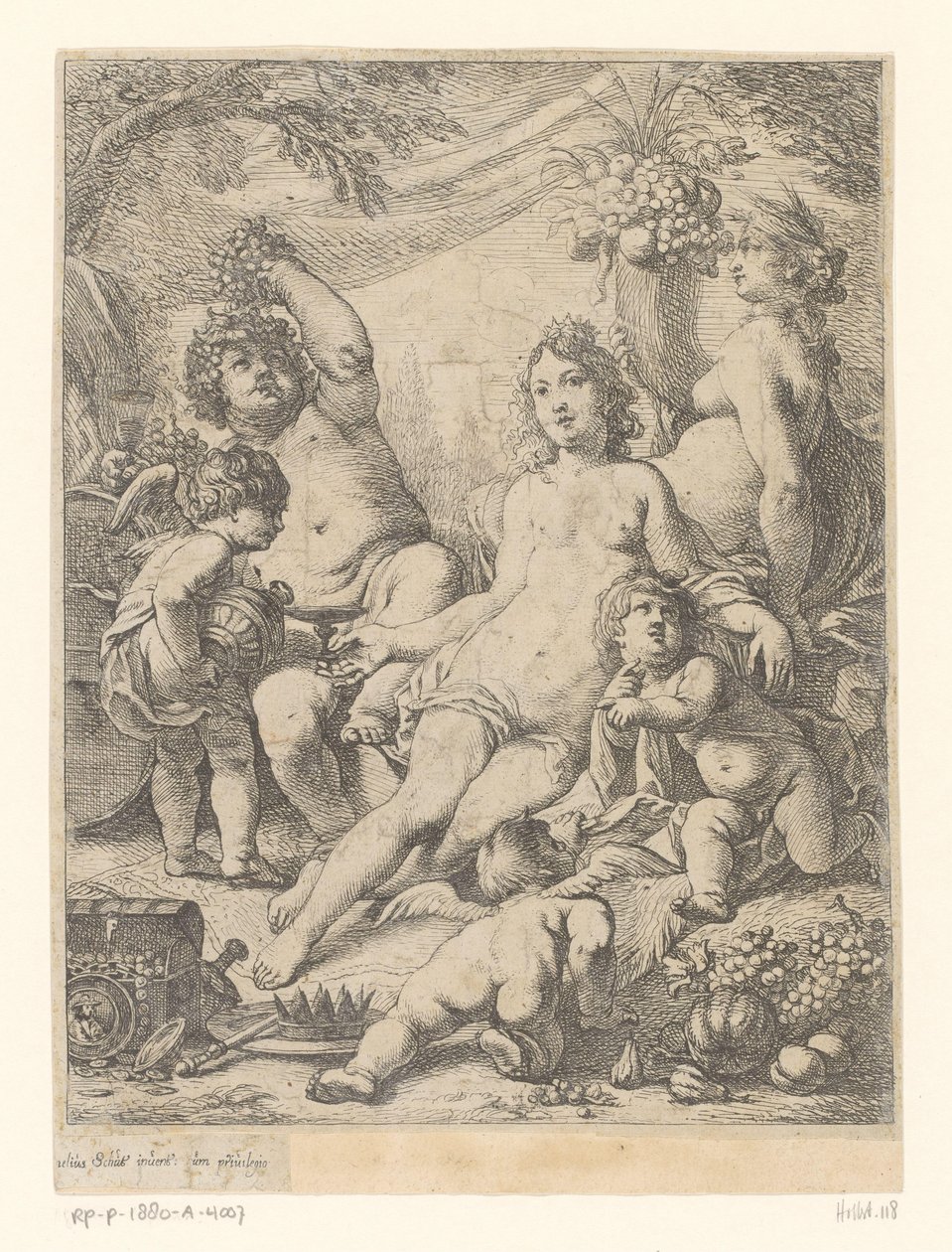 Bacchus, Venus und Ceres von Cornelis Schut (I)