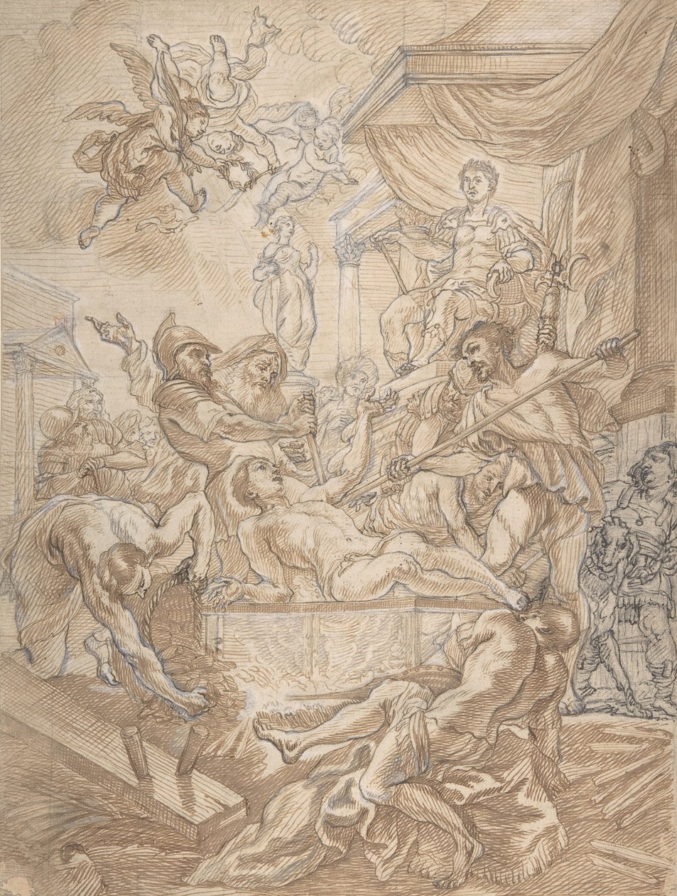 Das Martyrium des Heiligen Laurentius von Cornelis Schut I