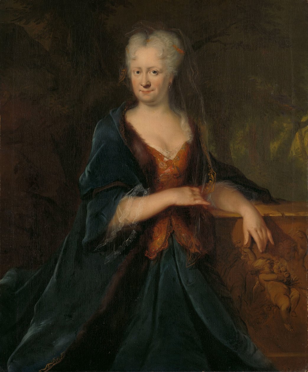 Porträt von Louise Christina Trip, Ehefrau von Gerrit Sichterman von Cornelis Troost