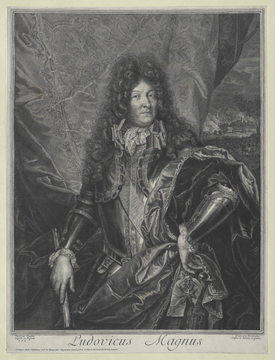 König Ludwig XIV. von Frankreich von Cornelis Vermeulen