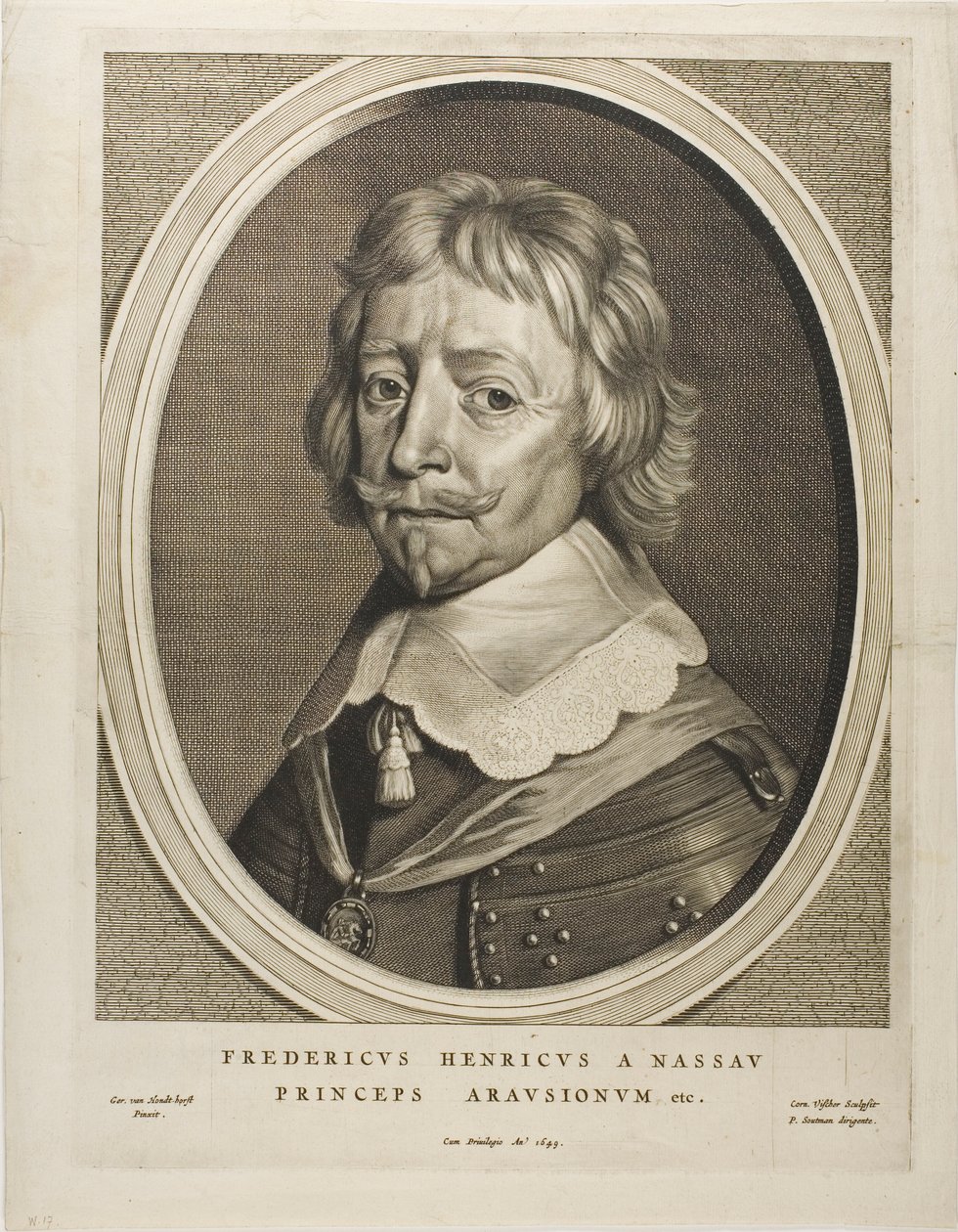 Frederic Henry, Prinz von Oranien, aus Neun Porträts von Cornelis Visscher