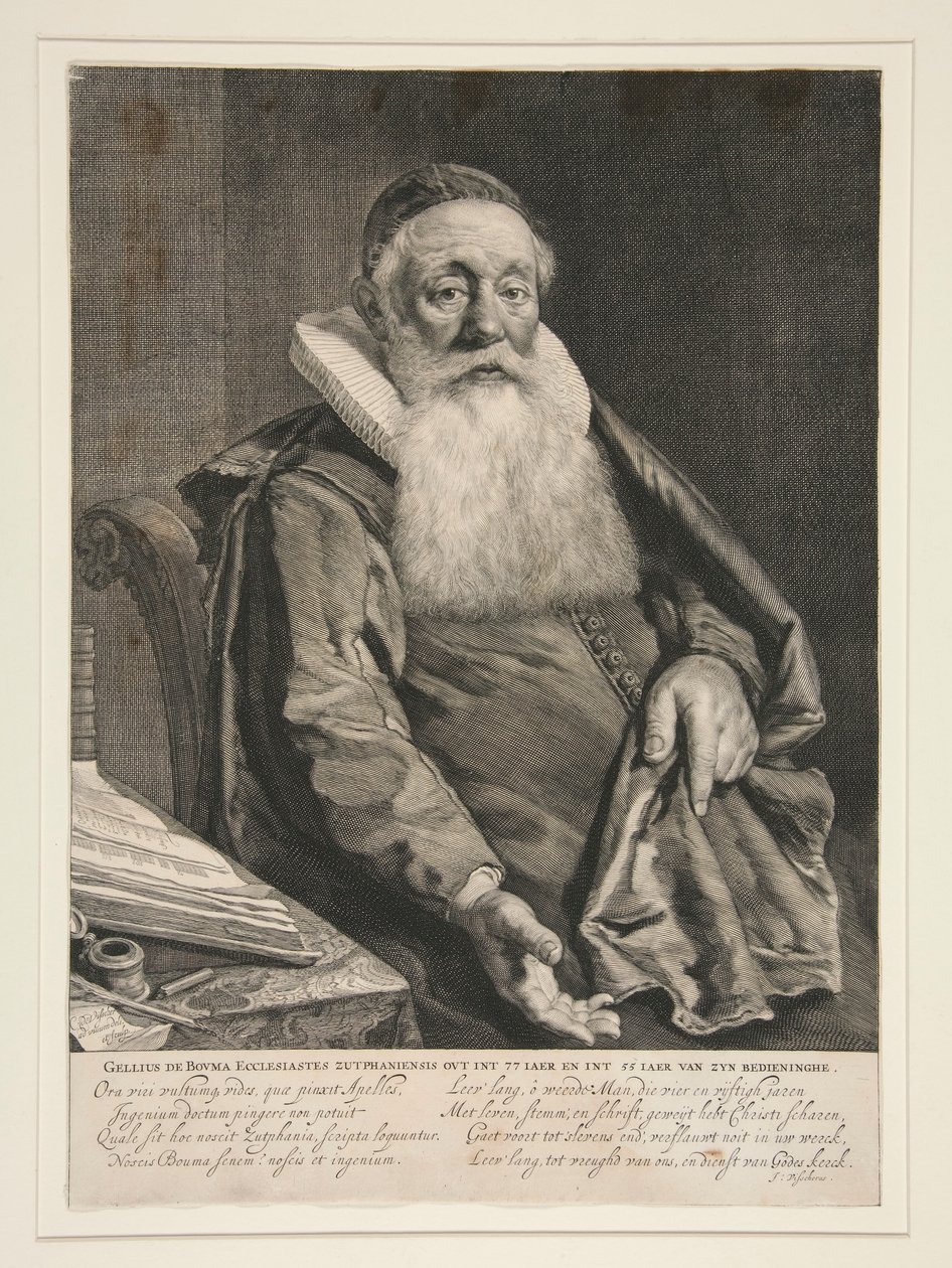 Gellius de Bouma, Prediger des Evangeliums in Zutphen von Cornelis Visscher