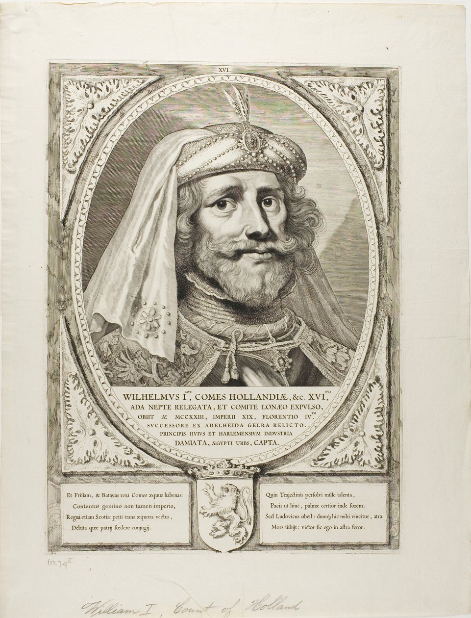 Wilhelm I., aus Principes Hollandiae, Zelandiae, et Frisiae von Cornelis Visscher