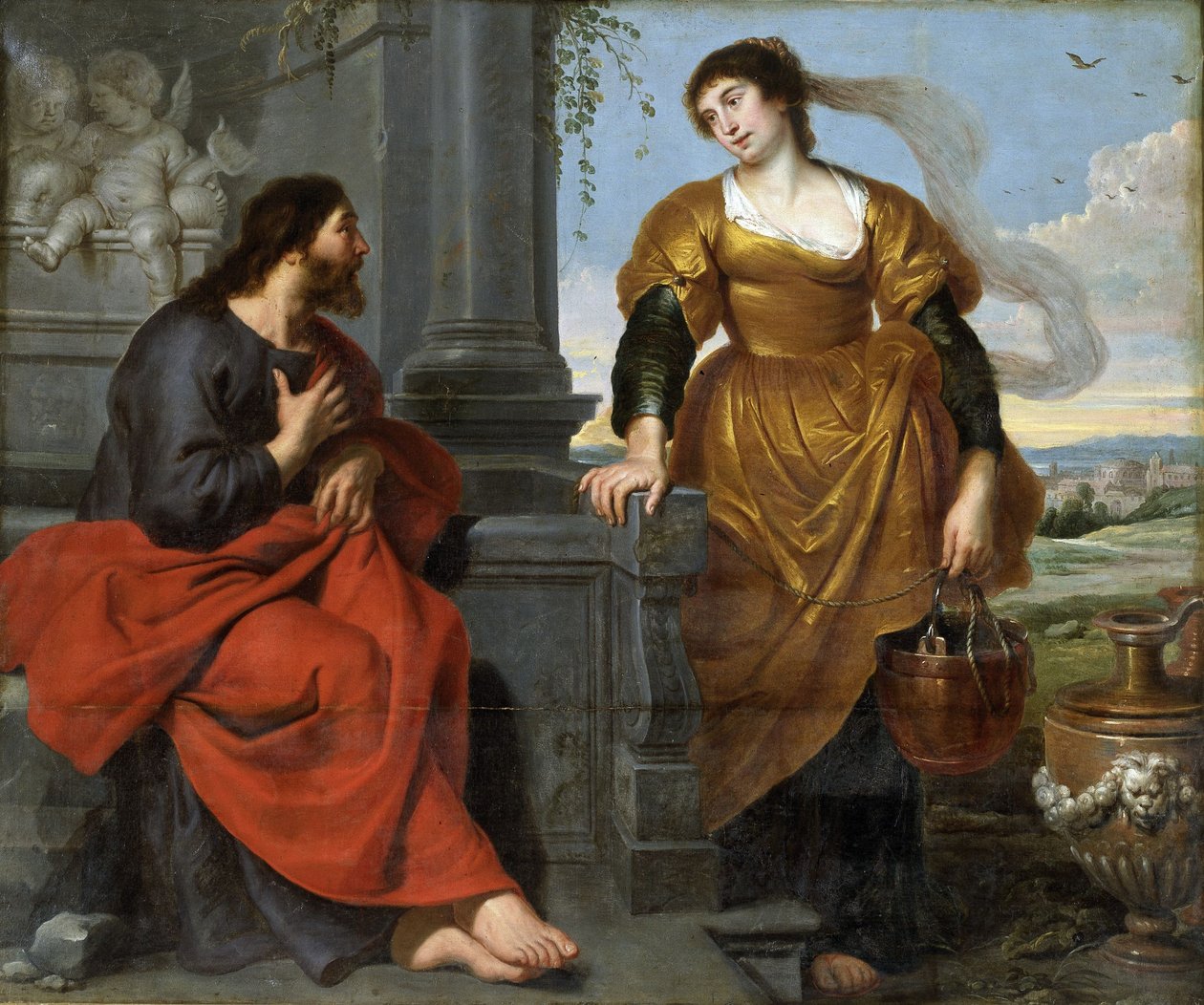 Christus und die Samariterin von Cornelis de Vos
