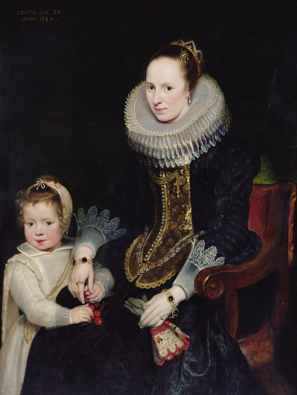 Porträt einer Dame und ihrer Tochter von Cornelis de Vos