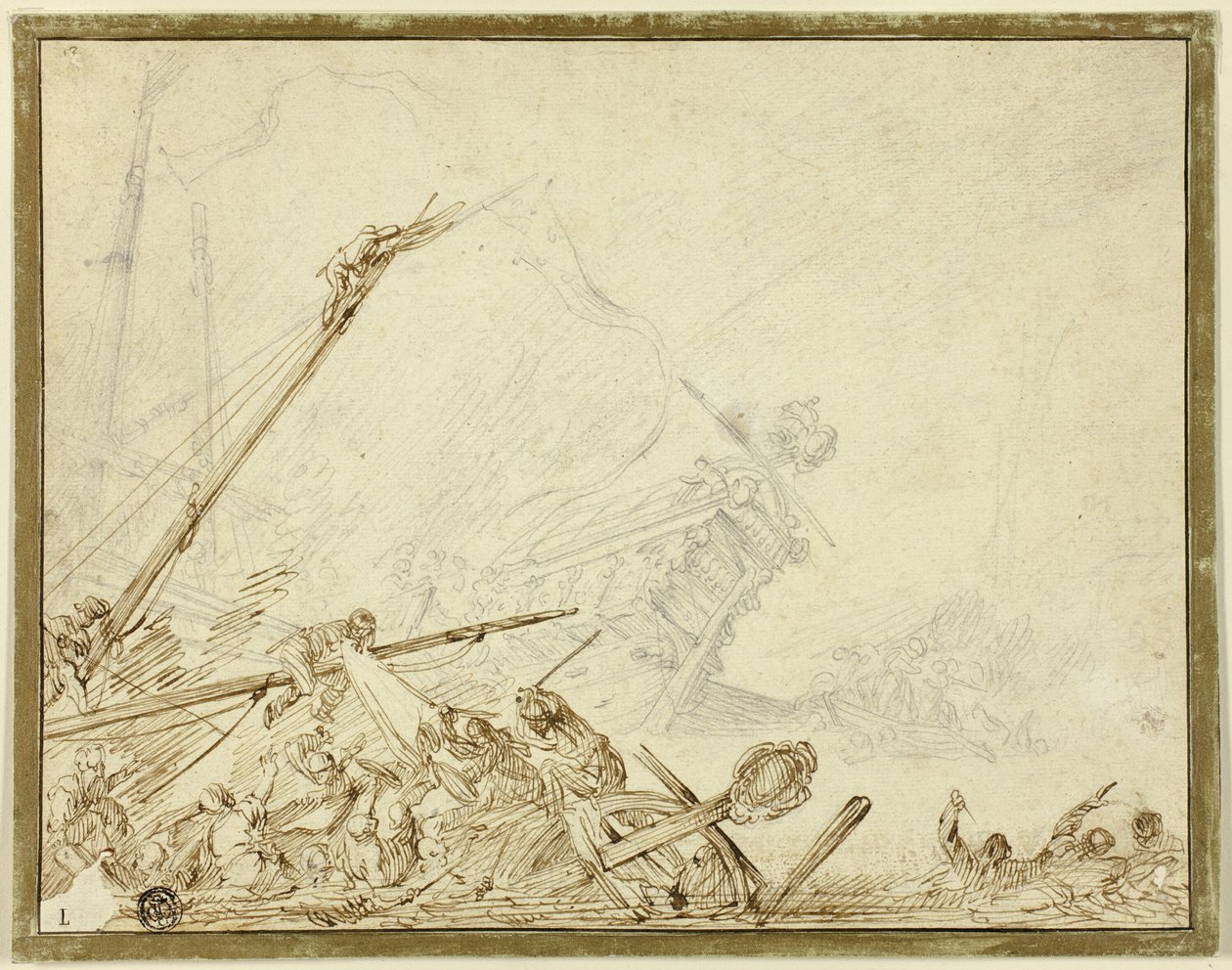 Schiffswrack von Cornelis de Wael