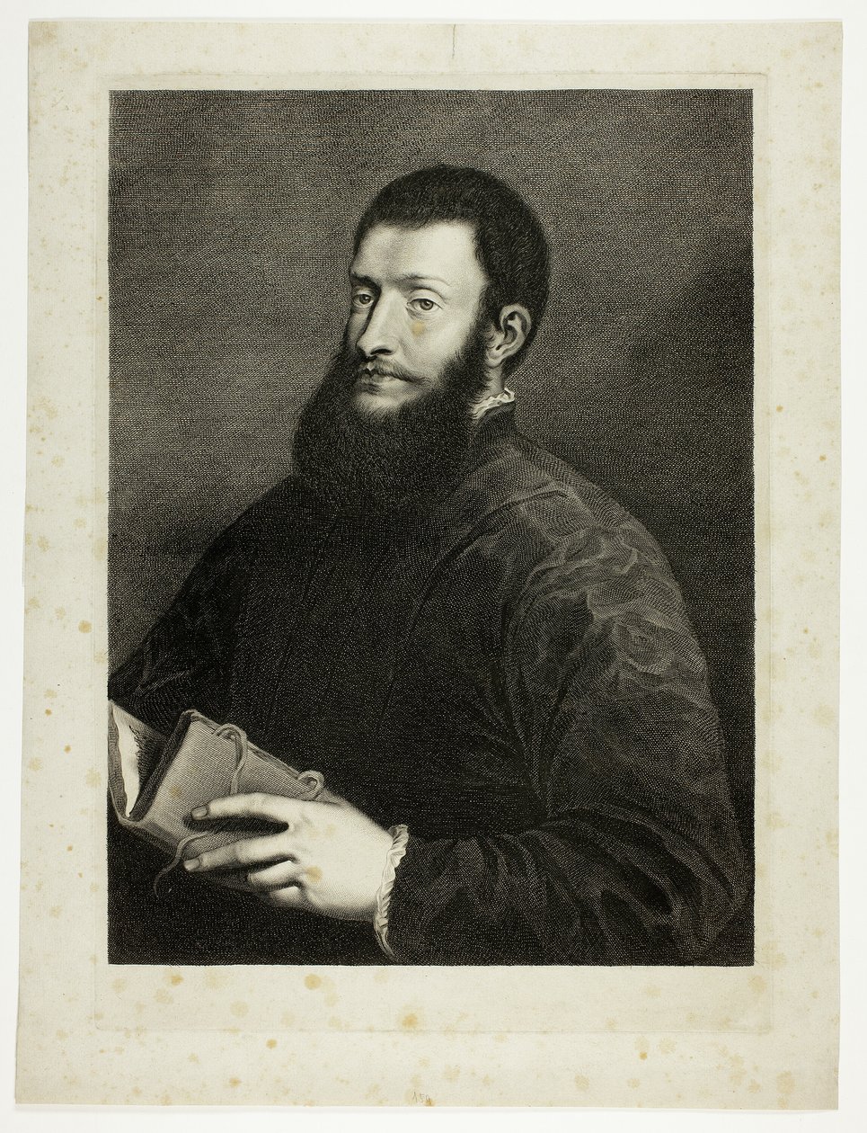 Porträt des Dichters Pietro Aretino, aus Cabinet Reynst von Cornelis van Dalen II