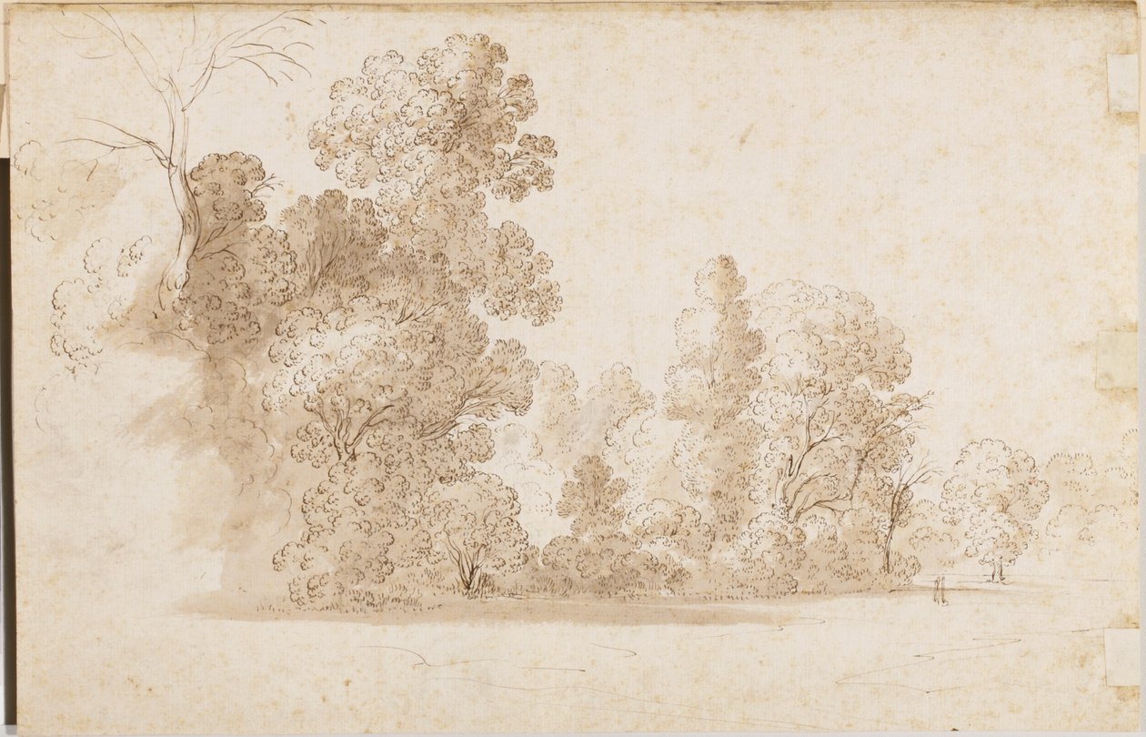Eine bewaldete Landschaft von Cornelis van Poelenburgh or Poelenburch