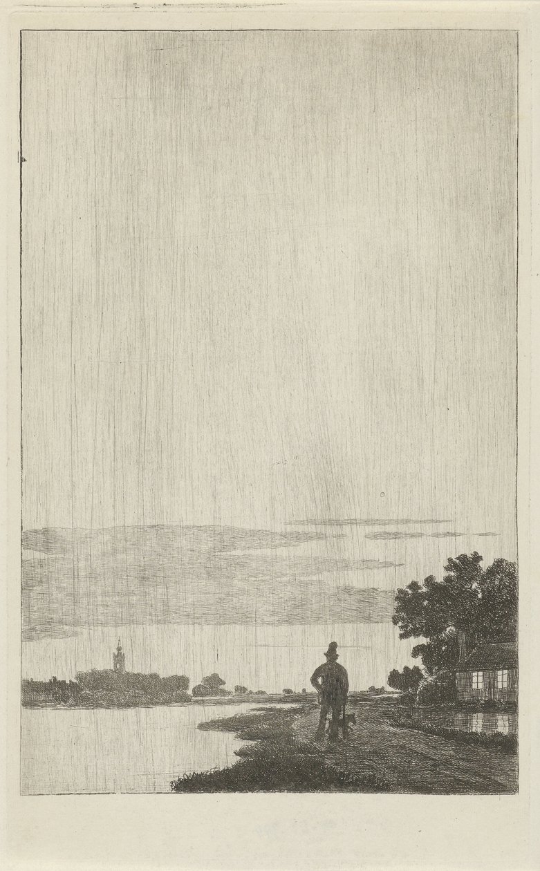 Der Komet von Donati, 1858 von Cornelis van der Griendt