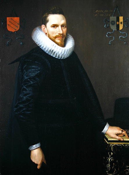 Porträt von Adriaen de Kies van Wiessen, 1616 von Cornelis van der Voort